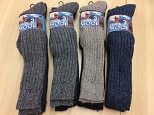 3,6 Pairs Men's Thermal Long Wool Socks Walking Work Warm Boot Socks UK 6-11