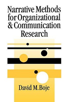Narrative Methods for Organizational & ... by Boje, David M Paperback / softback