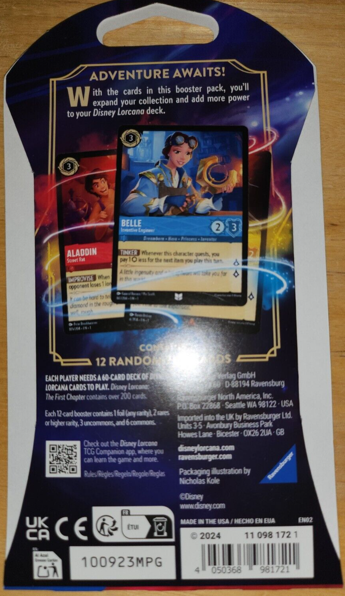lorcana first chapter booster box canada Ravensburger Disney Lorcana TCG: The First Chapter main image 0