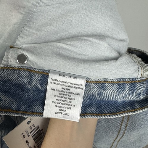 Dazie Size 16 Harley Wide Leg Ripped Denim Jeans Light Wash Women NEW $119 - Bild 15 von 16