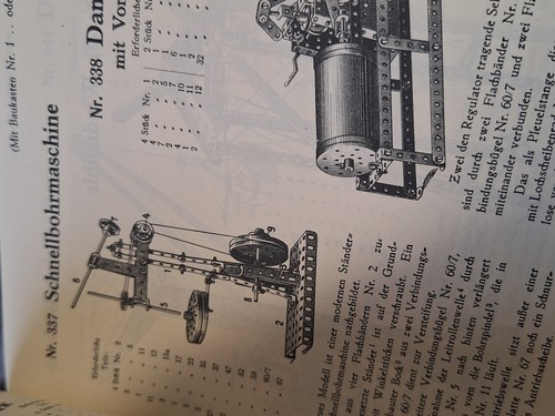 Märklin Metallbaukasten Anleitungsbuch zu Metallbeukasten Nr 1-3 400 Bauvorlagen - Picture 2 of 7