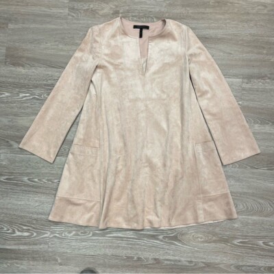 bcbg pink suede dress Bcbgmaxazria Dresses | Bcbgmaxazria Beritt Dress | Color: Cream | Size: Xs