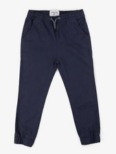 Sovereign Code Big Boy's XL Navy Blue Woven Joggers Pants Cotton Elastic Waist