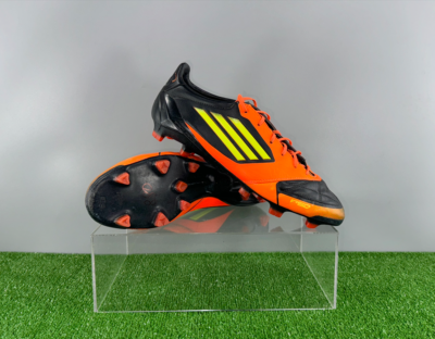 Adidas F50 Adizero FG Leather G45574 Elite US10 UK9.5 Black boots