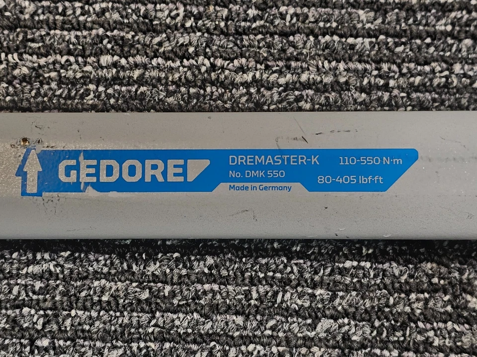 Gedore Torque wrench DREMASTER-K 110-550 Nm DMK 550 80-405 lbf·ft 49956-6433 - Image 3 of 4