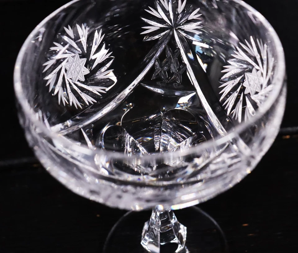 Nachtmann Bleikristall Sektschale Schleuderstern Glas 14,5cm #G - Bild 4 von 4