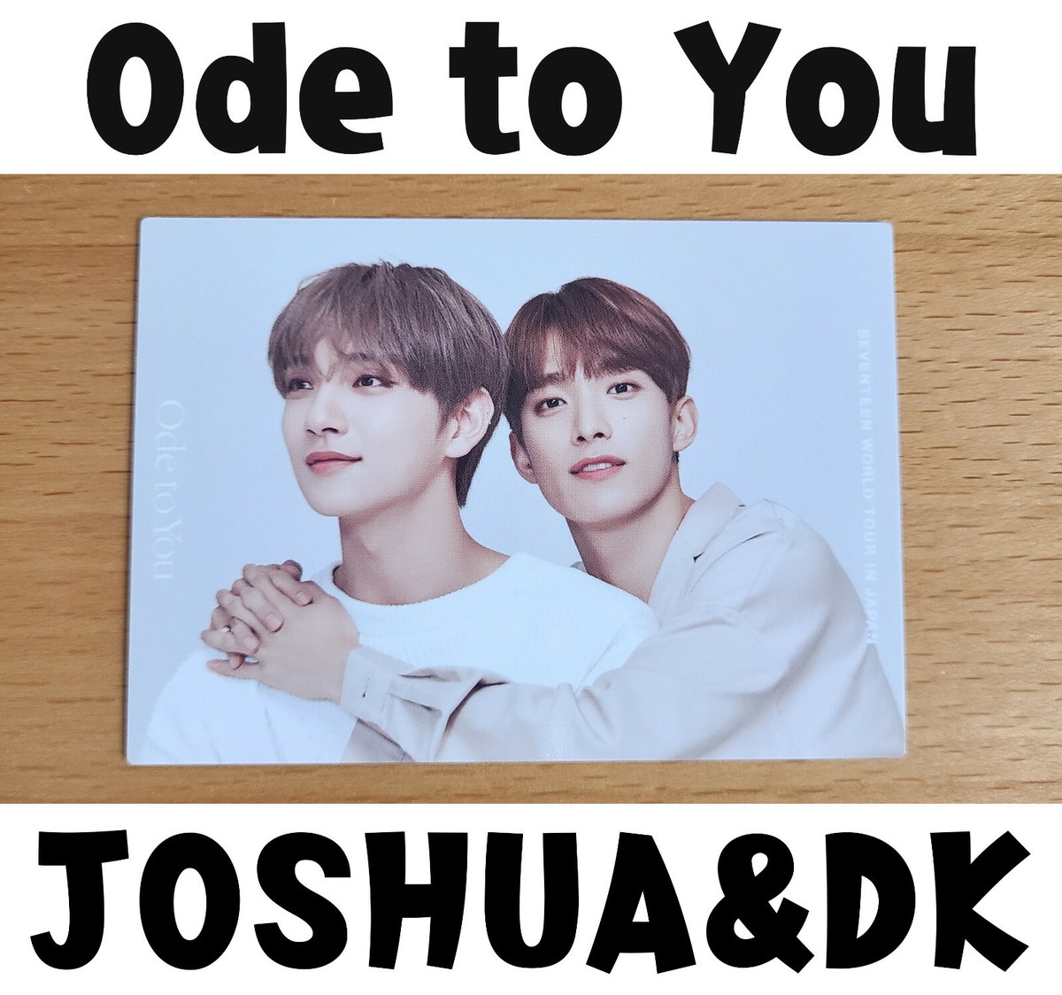 SEVENTEEN ODE TO YOU IN JAPAN ジョシュア 通常盤 SEVENTEEN
