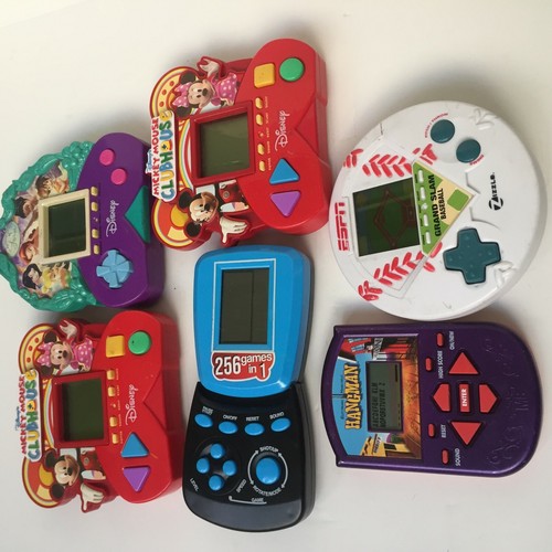 Lot of 6, 4 Disney's by Zizzle , 2 Others Electronic Hand Held Game Tested - Picture 11 of 12