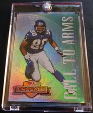1998 CRIS CARTER DONRUSS CRUSADE GREEN #30 HOF VIKINGS 158/250 (703)