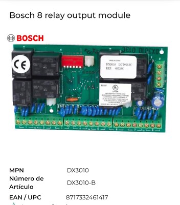Dx3010 Bosh 8 Output Exp Module V2.10 Alarm