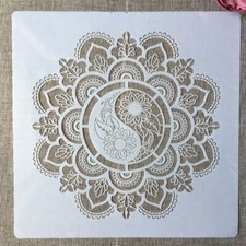 Decorative DIY Plastic Stencils - 30x30cm Wall Painting Scrapbooking Template