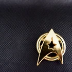 Gold Star Trek Starfleet Insignia Logo Pin Brooch Button Novelty + Free Gift Bag