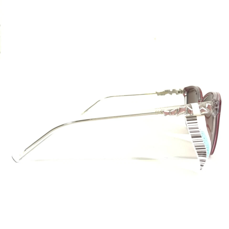 Gafas de sol Vera Wang Elizabeth CY rojas transparentes cristales de Swarovski lentes rojas marrones Foto 4 de 4