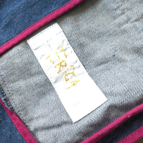 Notify UK10 US6 FR38 17" P2P women's Erica Denim jean jacket dark blue RRP £564 - Picture 10 of 15