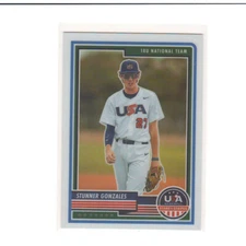 2023 Panini Stars & Stripes USA Baseball #8 Stunner Gonzales