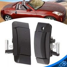Exterior Door Handle Driver &amp; Passenger Side Black for 2003-2009 Nissan 350Z