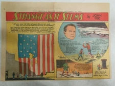 Strange As It Seems: Original Star Spangled Banner Flag by Hix 9/20/1936