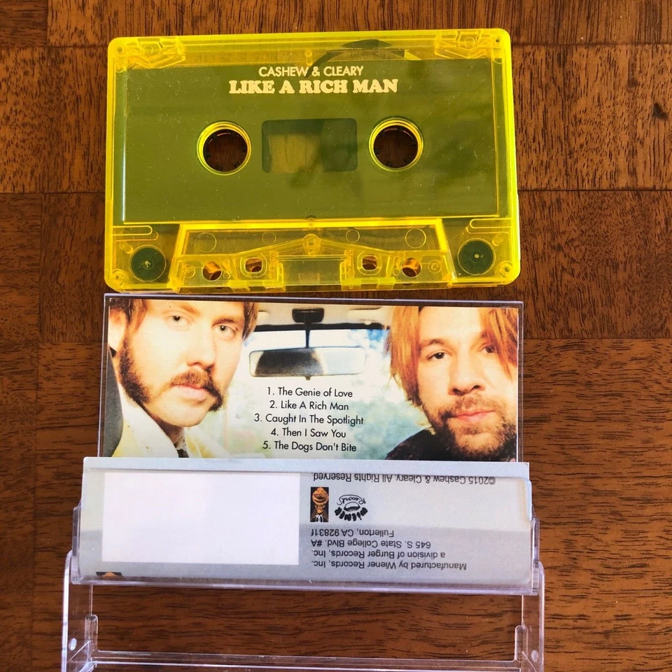 Cashew & Cleary Like a Rich Man FATHERS VOL 2 (2015 EP) very rare cassette tape  - Image 2 of 3