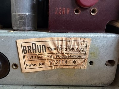 Braun SK2-2 Vacuum Tube Radio Bluetooth 1959 Vintage Dieter Rams