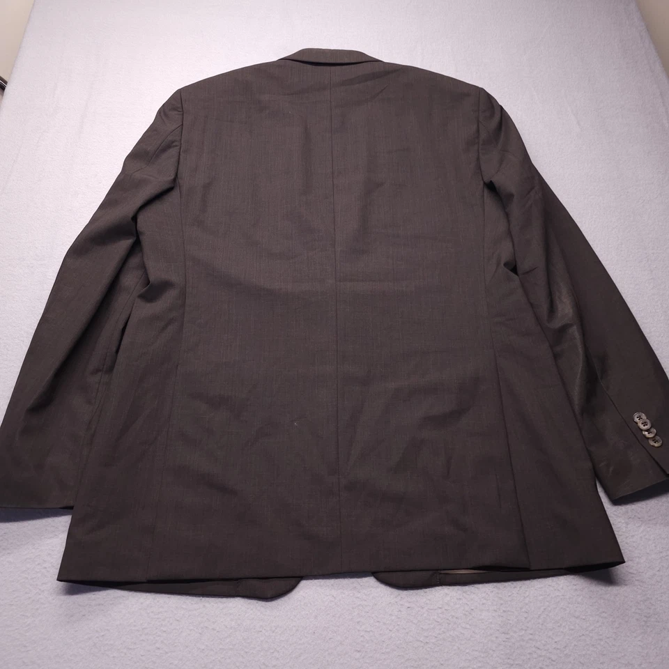 John Varvatos Bedford Blazer Traje Chaqueta Lana Para Hombre 42R Marrón Foto 2 de 4