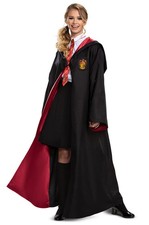 Brand New Harry Potter Gryffindor Robe Prestige Tween/Adult Costume