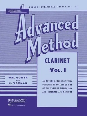 Rubank Advanced Method - Clarinet Vol. 1 - Clarinet Music Book for Teachers...