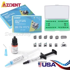 Dental Orthodontic Bracket Buccal Tube passive Self Ligating/Light cure adhesive