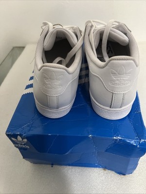 Adidas Superstar Unisex Triple White Leather Sneakers EG4960 Men's