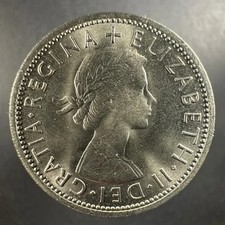 1967 Great Britain Two Shillings (Florin) Elizabeth II &ndash; Sharp Features