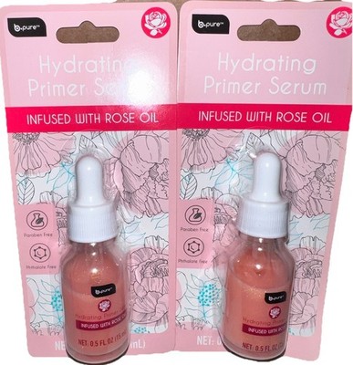 B.Pure Hydrating Primer Serum Infused with Rose Oil, 15ml, Pack of 2