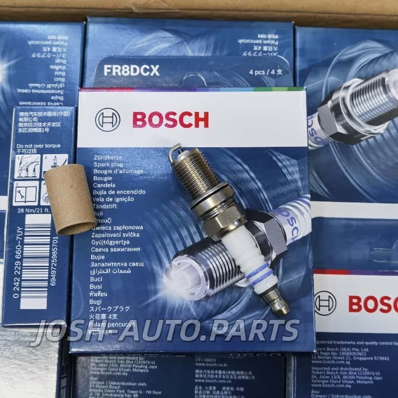 8PC Spark Plug Bosch FR8DCX for Toyota Honda Nissan vw Mitsubishi Hyundai Volvo