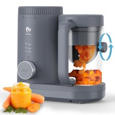 Baby Food Maker Bellababy Baby Food Processor, Puree Blender Steamer with Rev...