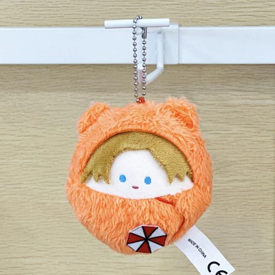10cm Resident Evil Leon S. Kennedy Plush Toy Soft Stuffed Keychain Gift