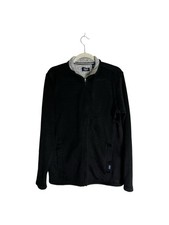 CHAPS Men  s Long Sleeve Mock Neck Full Zip Up Stretch Sweater Black Size M