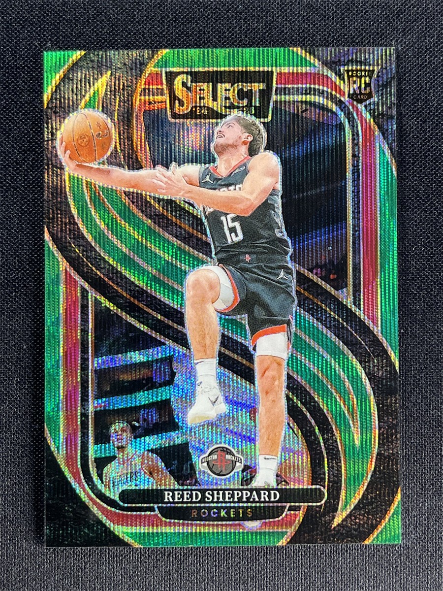 2024-25 Panini Select Reed Sheppard #181 Premier Level Green Wave Rookie RC /50