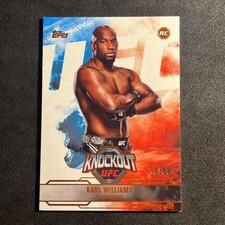 KARL WILLIAMS Rookie Orange 60/88 2025 Topps UFC Knockout #52