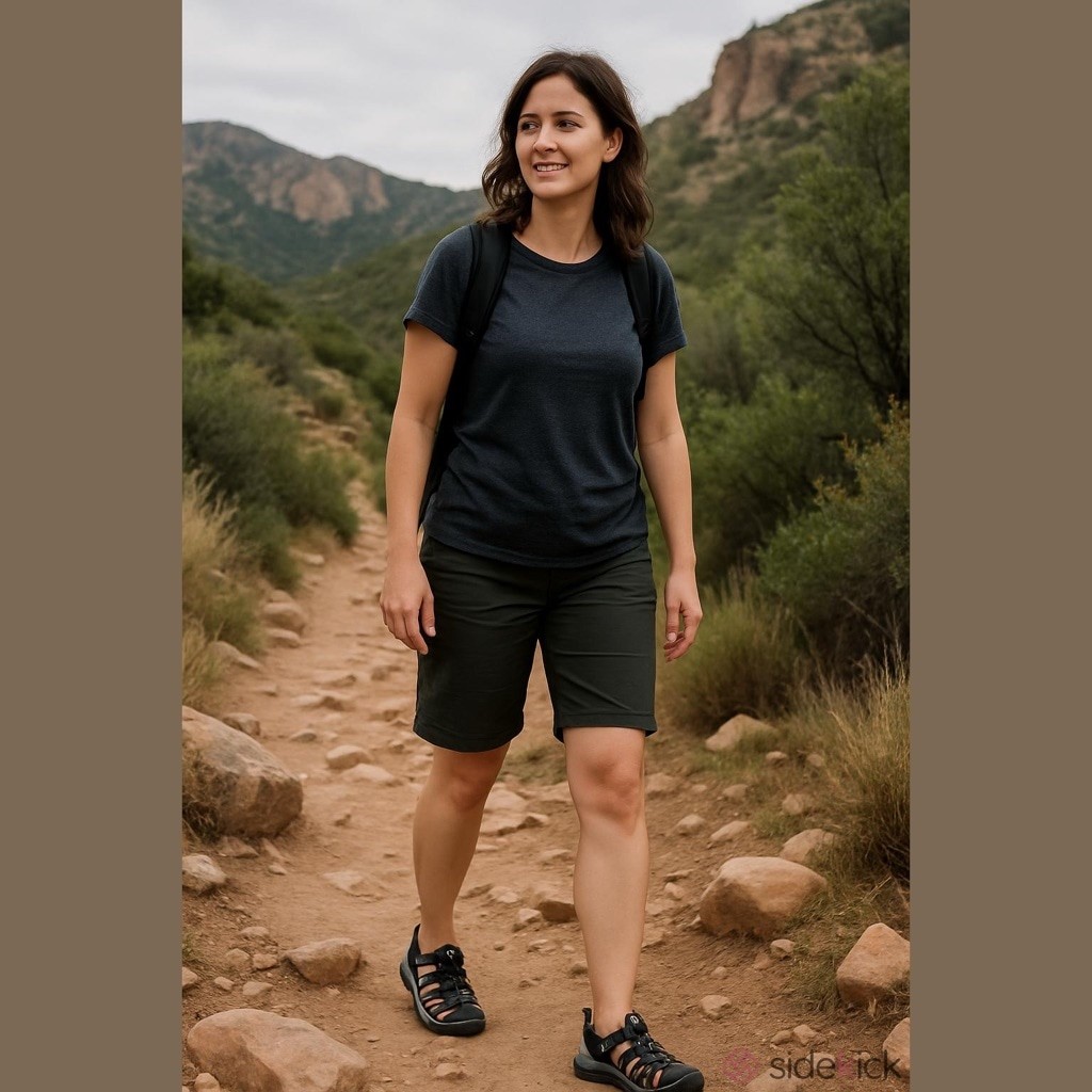 Sandali Keen Water Whisper donna taglia 8 trail escursionismo neri punta chiusa sport