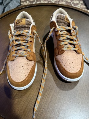 Nike Dunk Low  Teddy Bear  Cacao Wow Size 9.5 - Worn Once No Box Suede Fleece