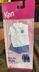 Vintage Ken 1996 Go In Style White Polo Shirt Denim Shorts Blue Shoes Mattel