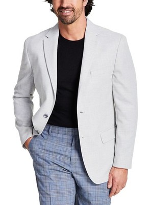 Tommy Hilfiger Mens Modern-Fit Weave Sport Coat 38 Regular Grey Blazer NWT $295