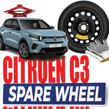Citroën C3 Aircross 16 Zoll 4-Loch Wagenheber Handschuhe Kit Ruotino