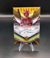 2023 Bowman Inception - LOGAN TANNER - Gold #29/50 Autograph - Cincinnati Reds🔥