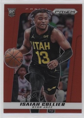 2024-25 Panini Prizm Deca Red Prizm 38/199 Isaiah Collier #186 Rookie RC 1nr7