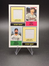 2025 Topps Heritage - Dual Player Mlb Collection Relics Riley Greene, Colt Keith