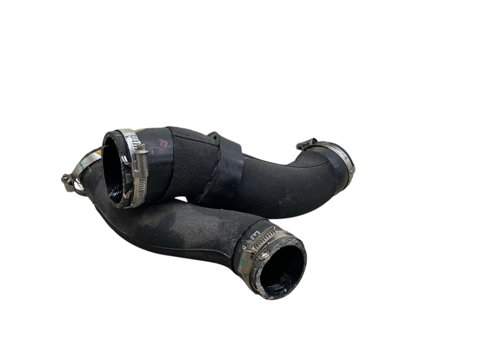 2016-2020 BENTLEY BENTAYGA OEM 6L W12 LEFT INTERCOOLER AIR INLET OUTLET HOSE SET