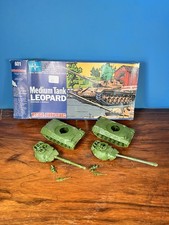 Vintage Atlantic Medium Tank Leopard 1 Model Kit 1970s Boxed