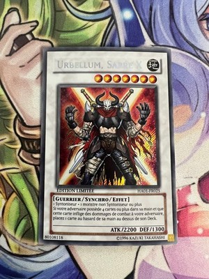 X-SABER URBELLUM FRENCH SECRET RARE HA01-EN025 FR025 NEAR MINT YUGIOH