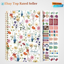Finance Planner with Expense Tracker, Budget Book, Bill Organizer, Multicolor