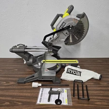 Ryobi 15 Amp 10" Corded Sliding Compound Miter Saw w/ LED Cutline - TSS103