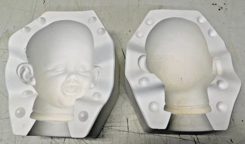 Precious Heirloom 1993 "Bundle of Joy" Doll Head Ceramic Slip Mold #1